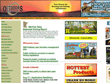 Tablet Screenshot of outdoorsweekly.com